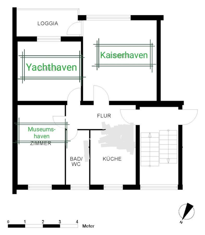 Ferienwohnung Breitschuhs Havenwelten Bremerhaven Exteriér fotografie